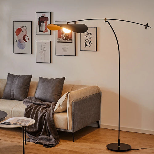 Lampadaire LED de pêche au design minimaliste moderne