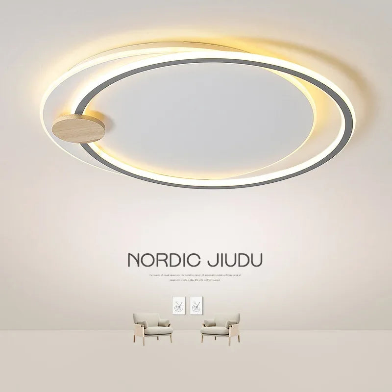 Plafonnier rond led moderne simple pour décoration d'intérieur