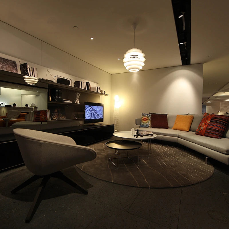 suspension design nordique en aluminium postmoderne loft