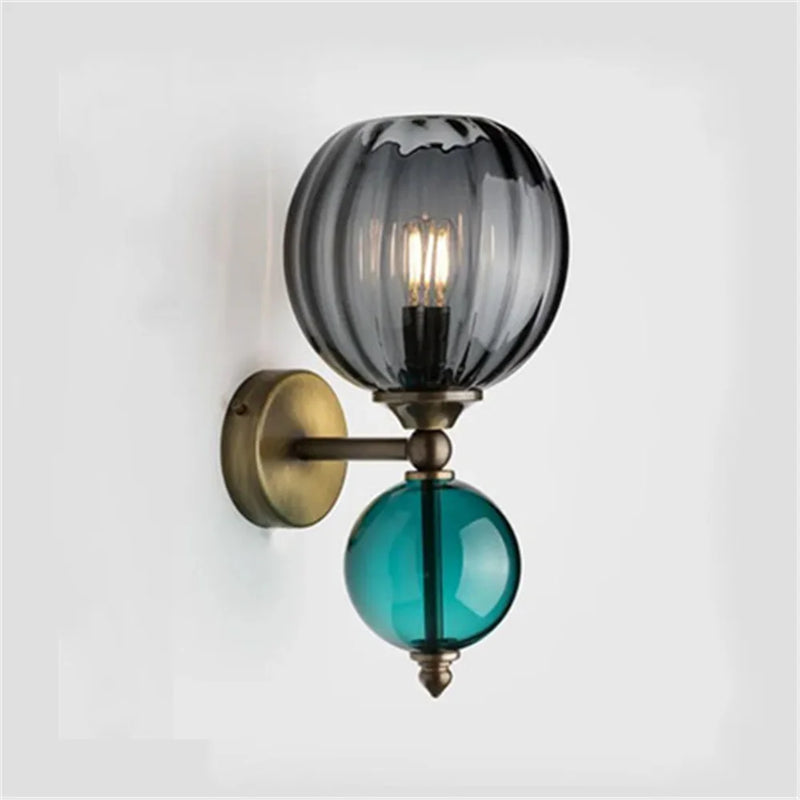 Applique murale LED en forme de bulle de verre