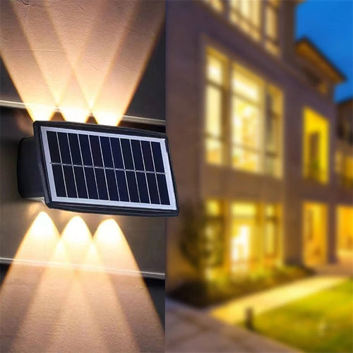 applique murale led solaire étanche lumineuse pour jardin balcon
