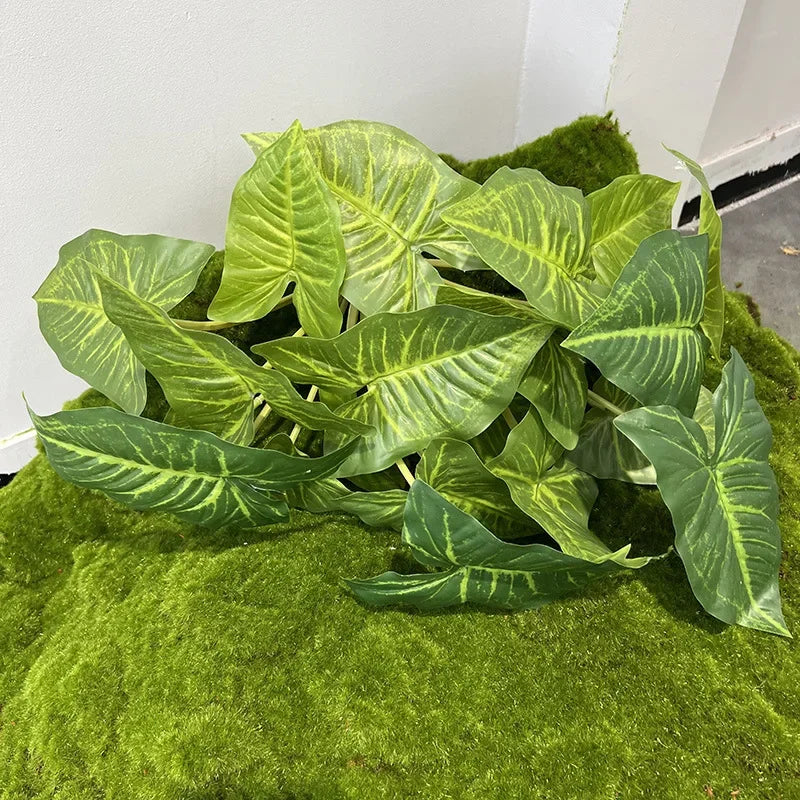 plantes artificielles feuillage de palmier décoration florale pour commerces