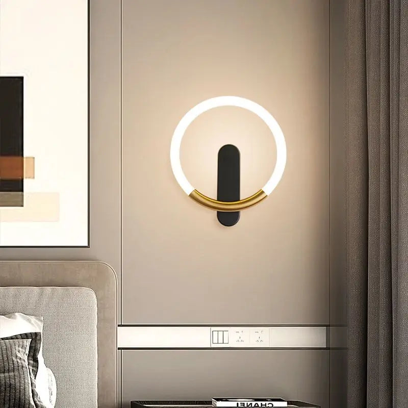 Applique murale led minimaliste moderne pour éclairage intérieur