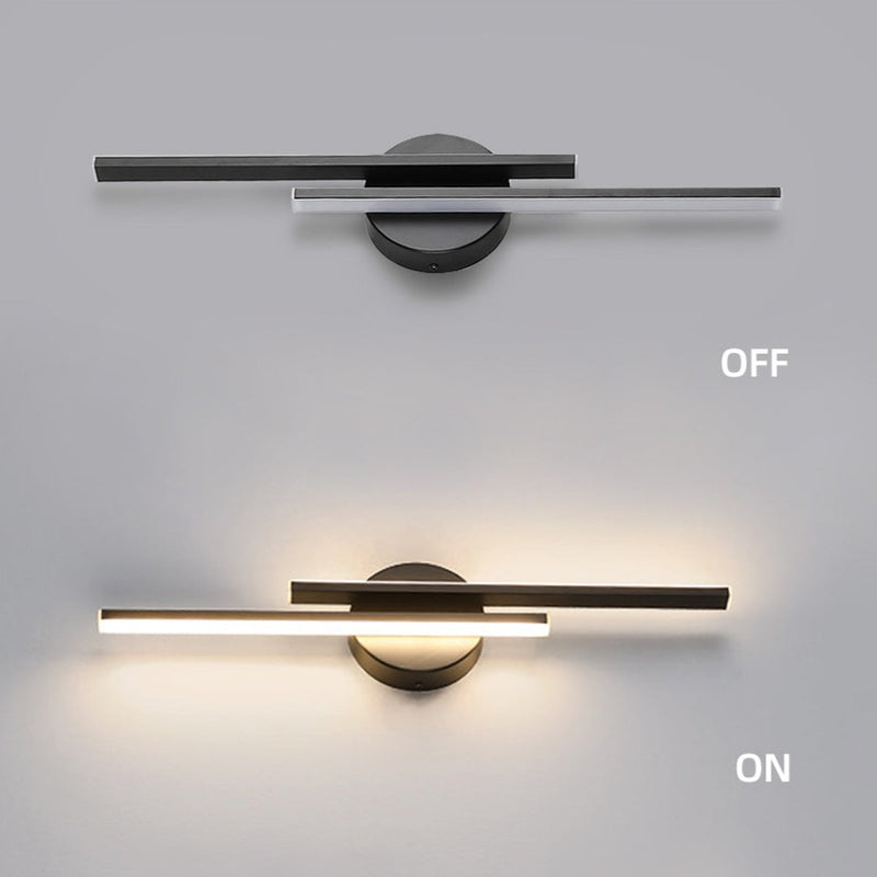 wall lamp Lio two-bar LED design wall-mounting
