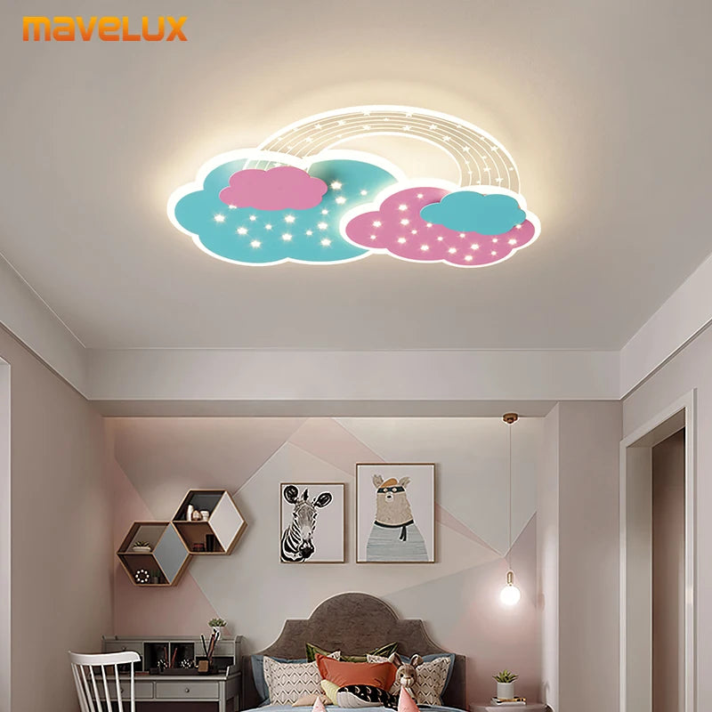 Plafonnier LED en forme de nuage