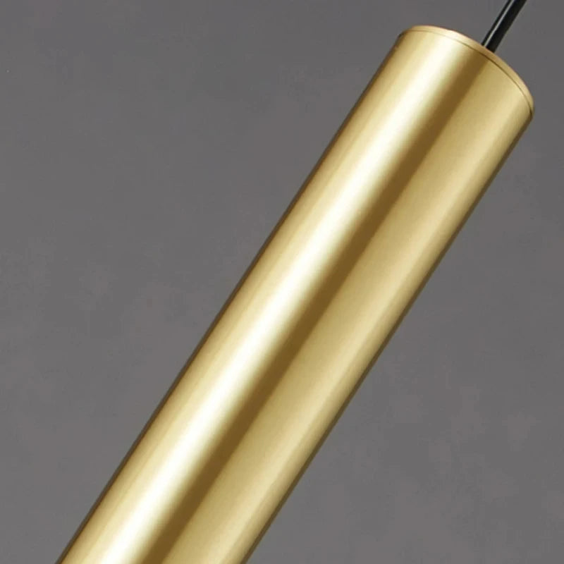 suspension minimaliste en laiton pour hôtel