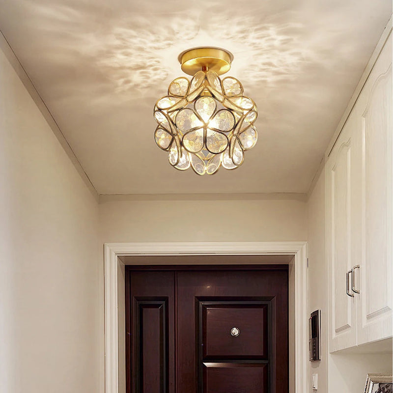 plafonnier moderne en cristal led pour décoration luminaire