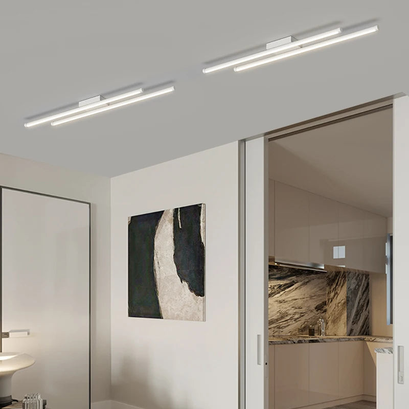 plafonniers modernes minimaliste ultra-minces pour entrée nordique