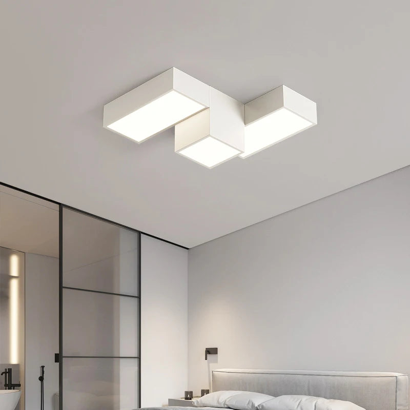 Plafonnier Led carré minimaliste moderne
