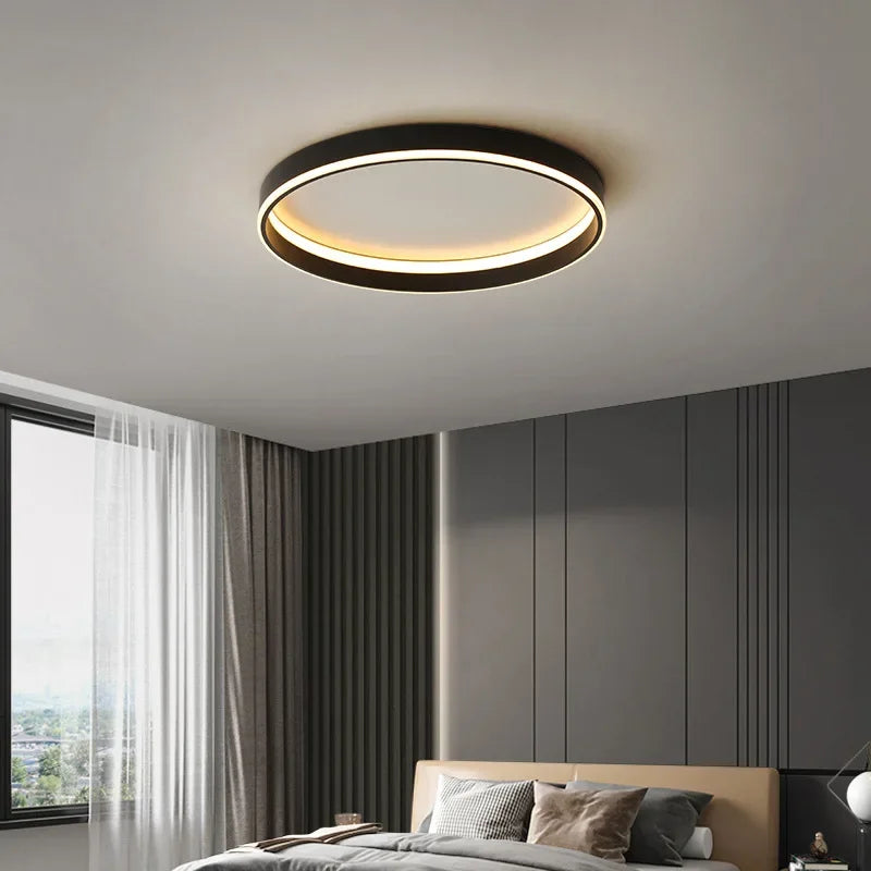 Plafonnier led ronde nordique pour intérieur