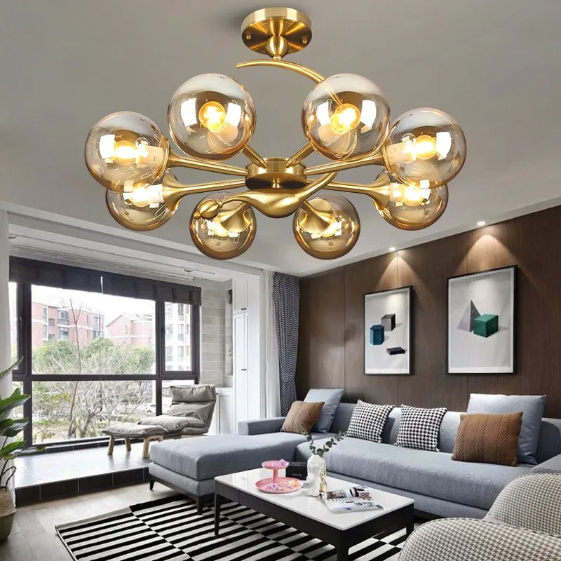 lustre nordique post-moderne simple style américain moderne