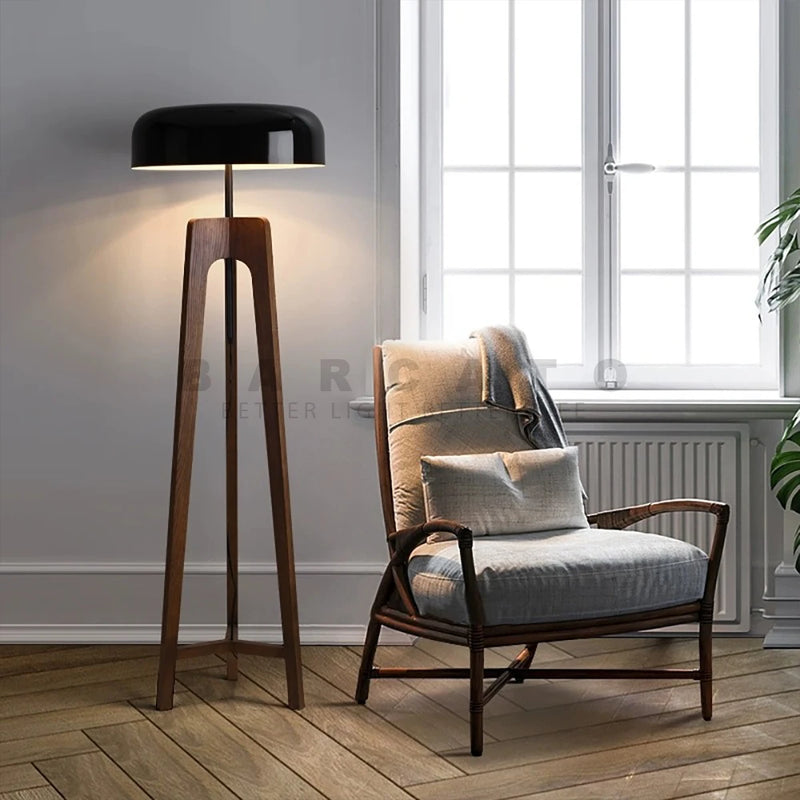 Lampadaire classique vintage lampe sur pied trépied lampe champignon