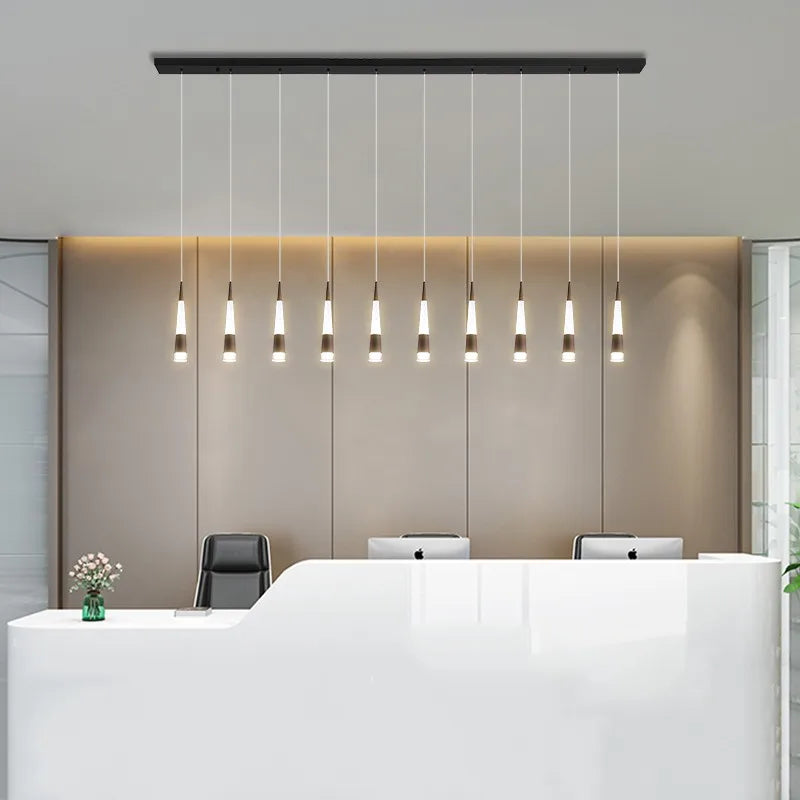suspension led moderne créative simple pour intérieur