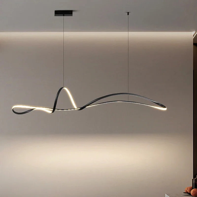 suspension linéaire design pour intérieur moderne et épuré