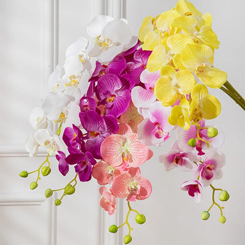 branches de fleurs artificielles orchidées pour décoration et événements