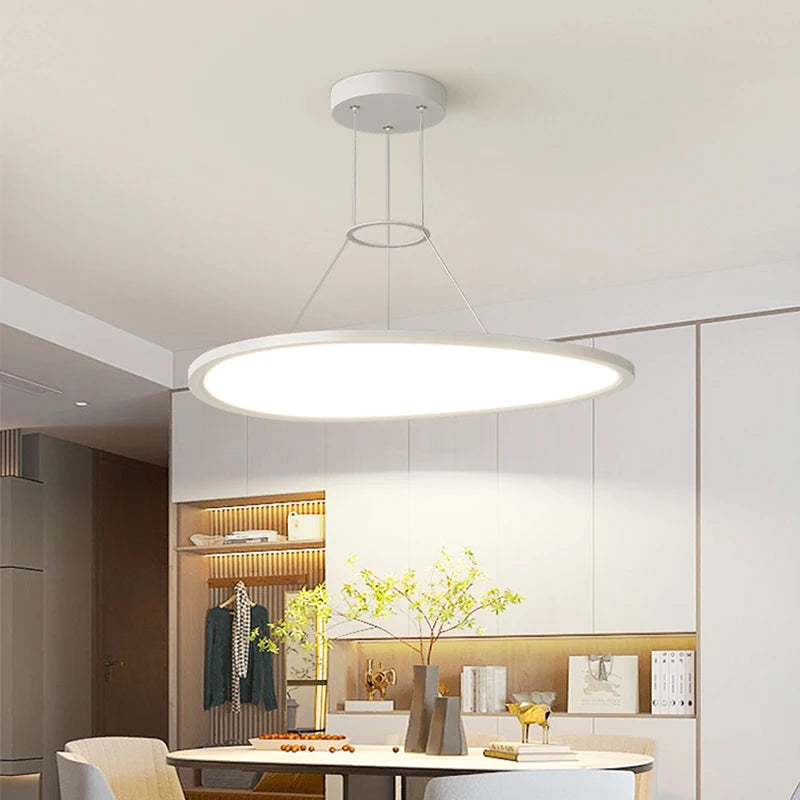 lustre moderne à led protection des yeux sans stroboscope