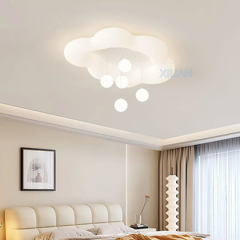 lustre créatif nuage blanc lune étoile pour enfants