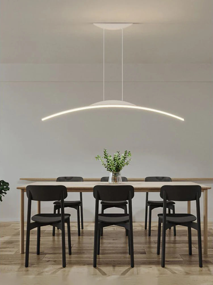 suspension led moderne minimaliste pour réception