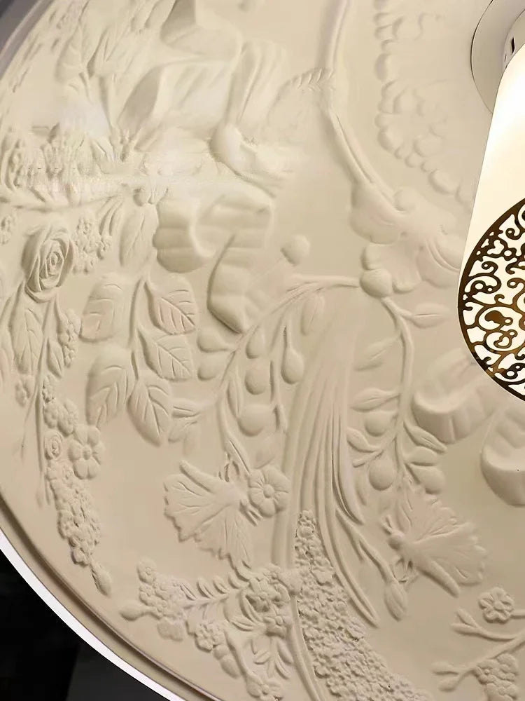 réplique de lustre skygarden en résine relief art romantique