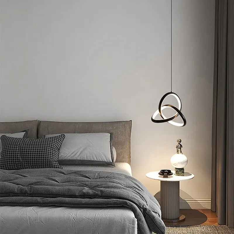 lampe led suspendue moderne décor intérieur idéale chambre