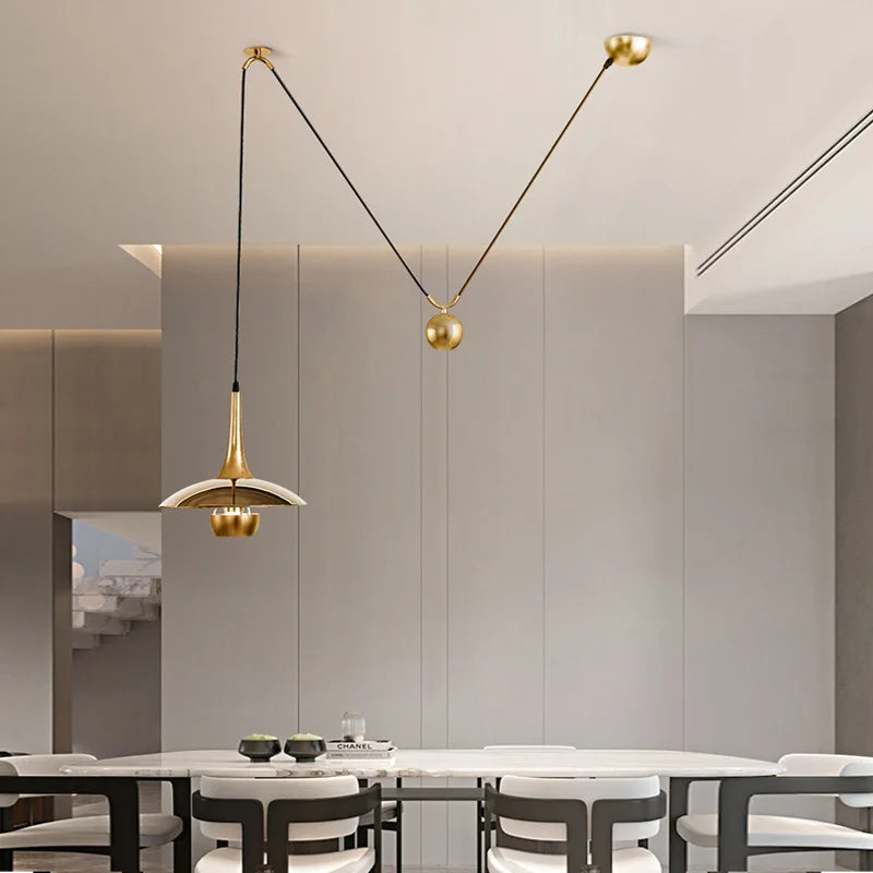 lampe ufo suspension nordique styliste