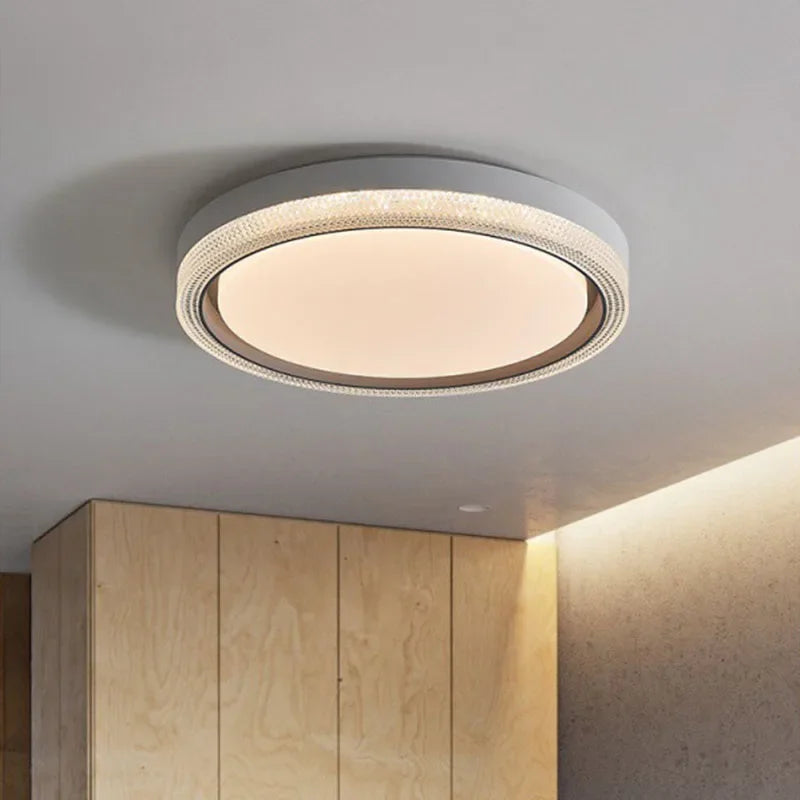 Plafonnier rond moderne à leds pour intérieur décoratif maison