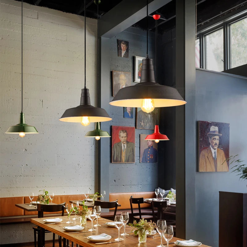 suspension style industriel rétro nordique pour bar loft