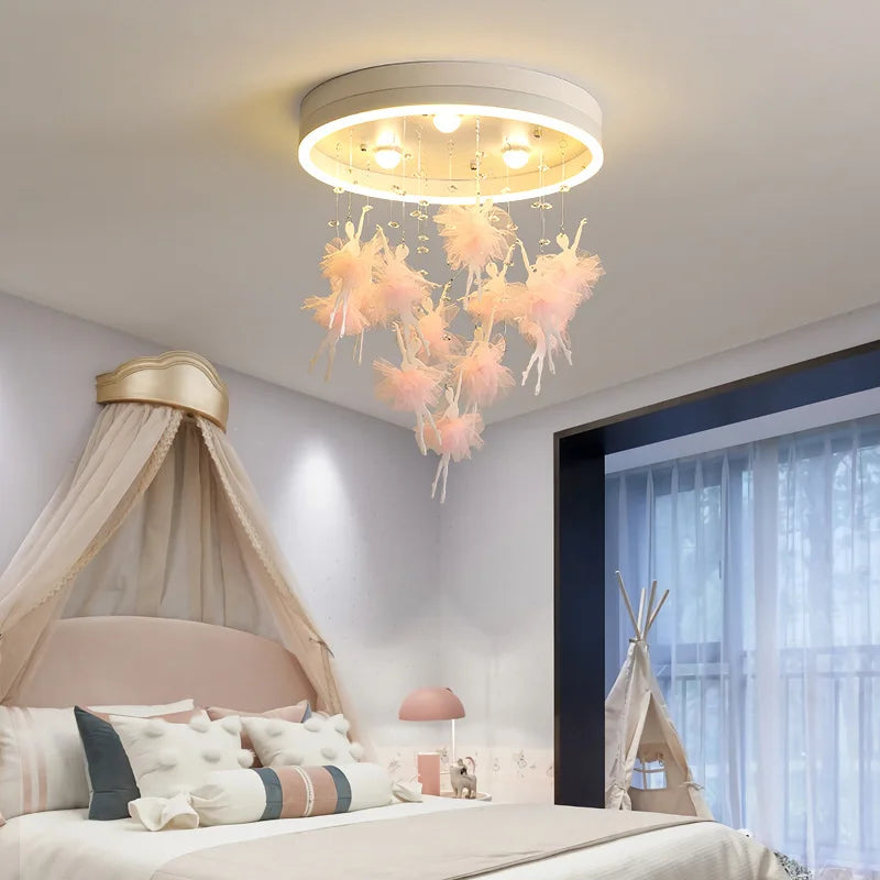 plafonnier led créatif nordique pour éclairage chaleureux et romantique