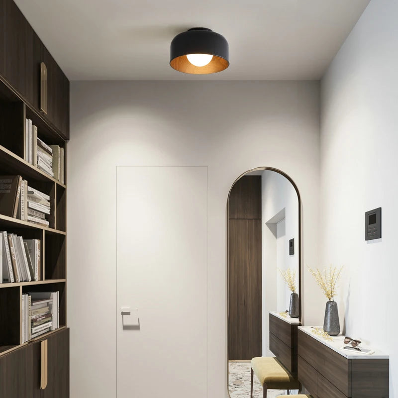 Plafonnier design abat-jour en métal pour Éclairage intérieur
