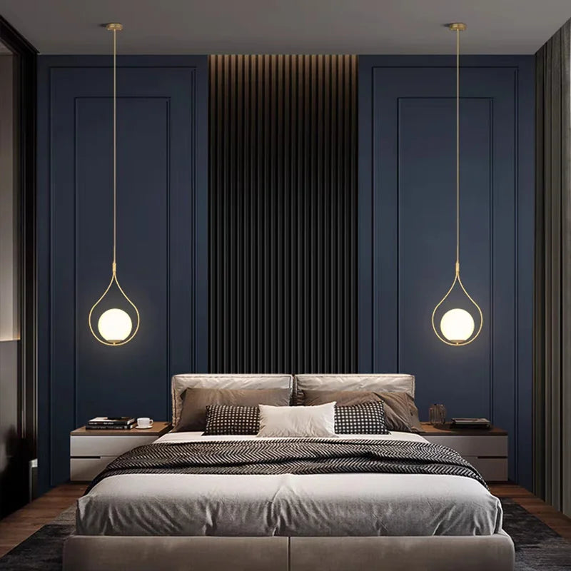 Suspension au design nordique moderne et minimaliste