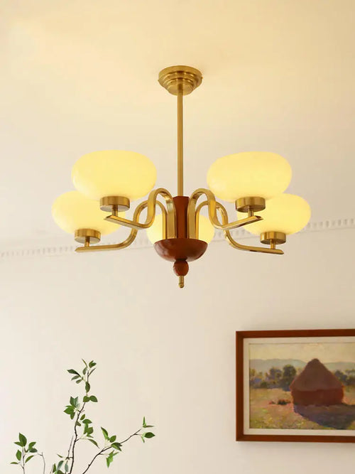 lustre vintage à LED pour décoration intérieure élégante