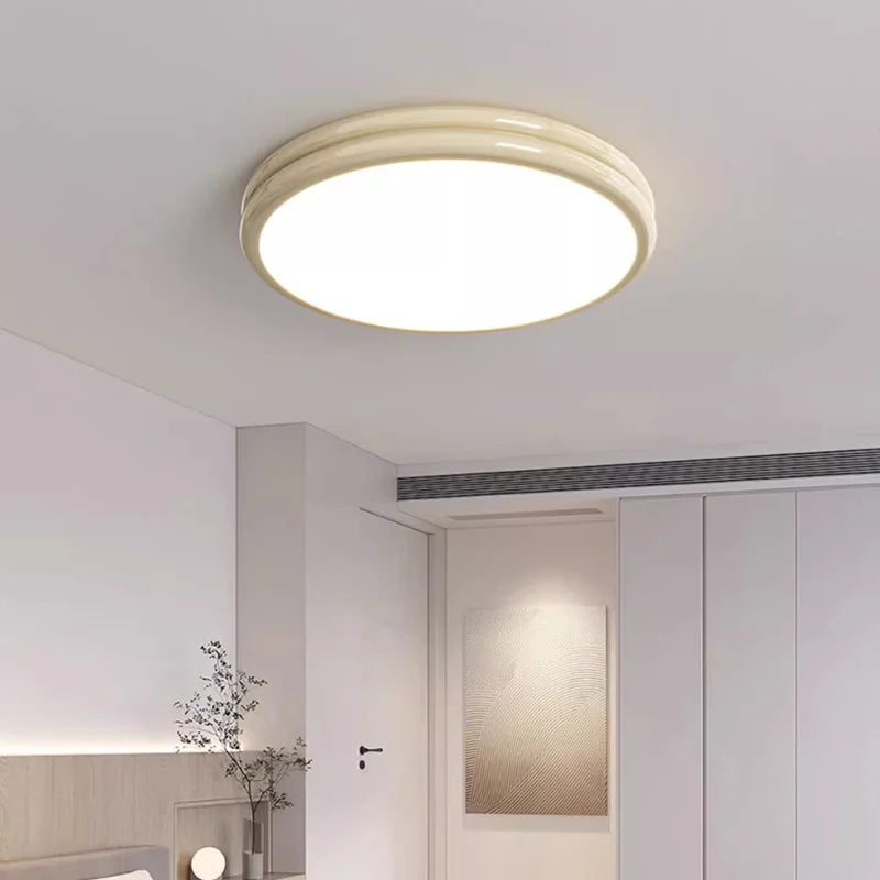 led plafonnier rond minimaliste pour éclairage intérieur