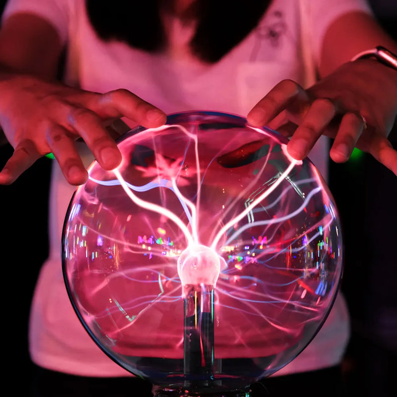 Boule de Plasma lampe tactile en cristal magique 220V LED veilleuse enfant veilleuse anniversaire noël enfants décor cadeau éclairage