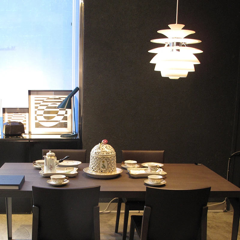 suspension design nordique en aluminium postmoderne loft
