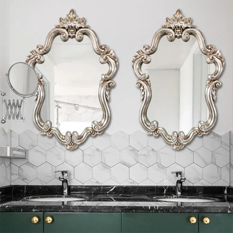 autocollants muraux décoratifs pour miroirs irréguliers à coller