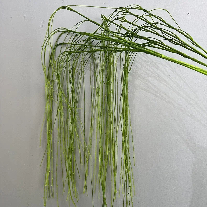 plantes artificielles saule pleureur en plastique pour décoration intérieure