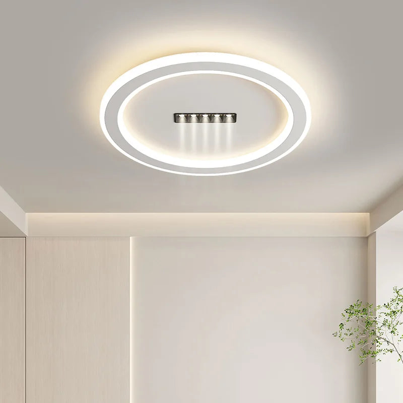 lustre led avec projecteur pour éclairage intérieur