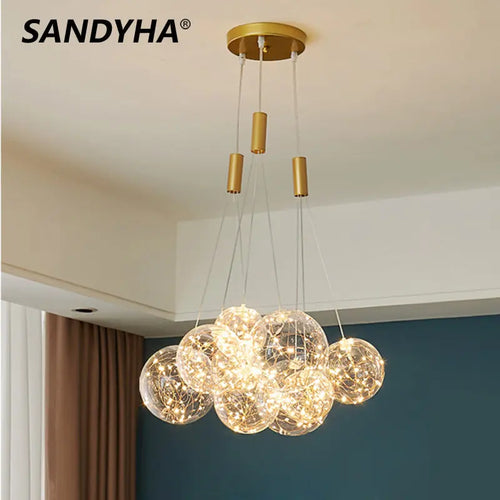 Lustre suspendu moderne