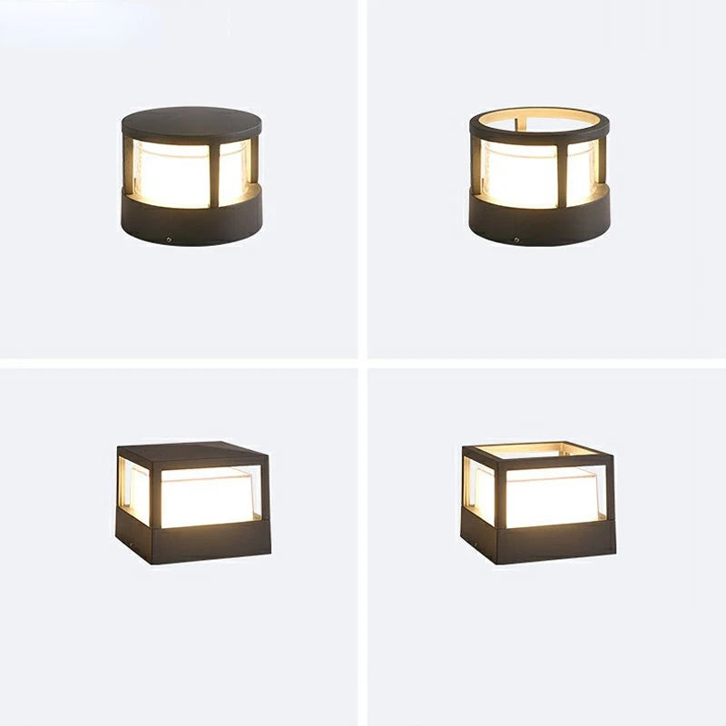 pack poteaux lumineux led extérieurs étanches haute luminosité