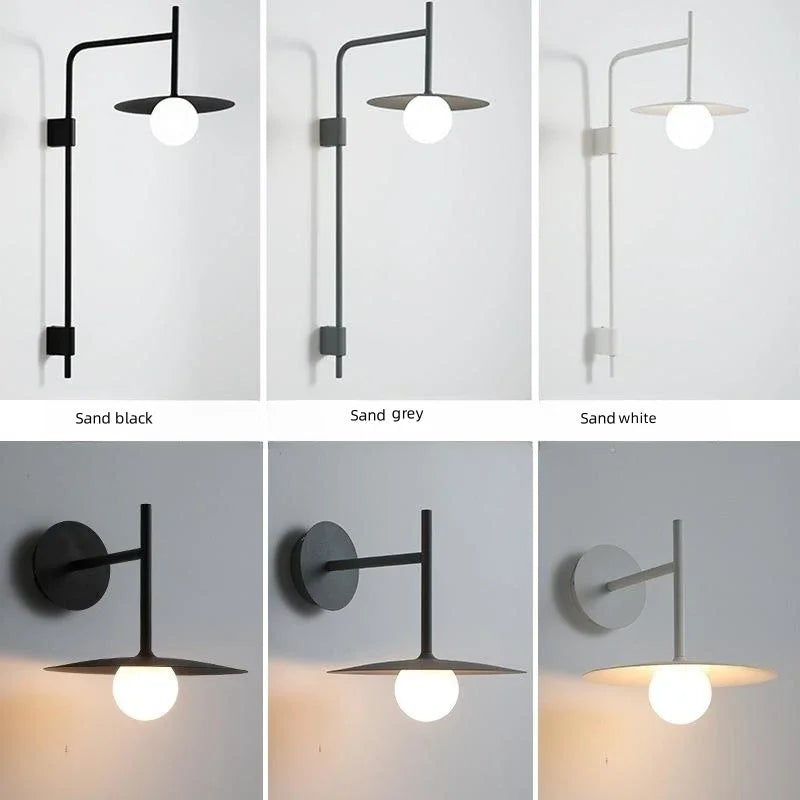applique murale Nordique créatif bras mobile verre G9 ampoule salon chambre hôtel étude tête de lit éclairage LED lumière décorative