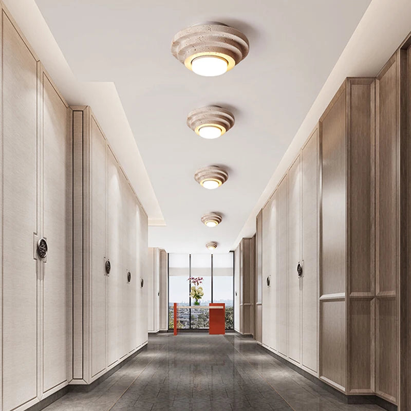 Plafonnier décorative en marbre naturel