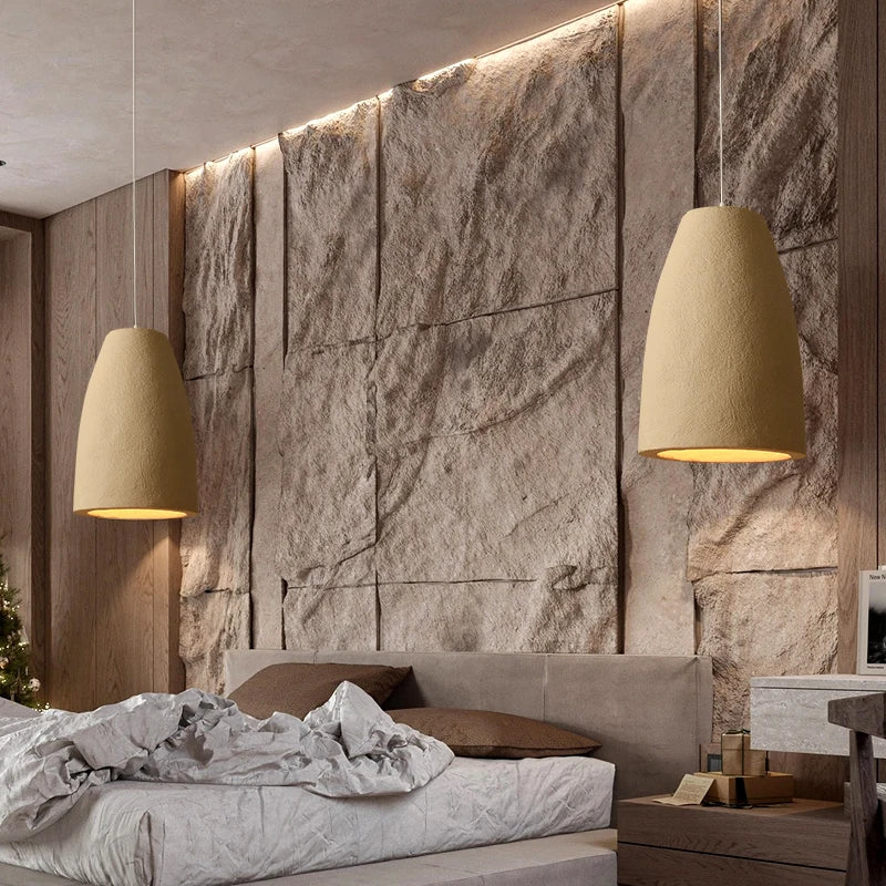 lustre led wabi sabi designer pour décoration maison