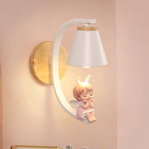 Applique murale nordiques décor à la maison appliques murales pour lecture ange fille chambre lit Led miroir luminaires Loft industriel Luminaria