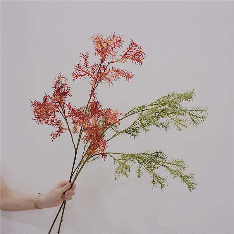 fougère artificielle à longue branche pour décoration intérieure