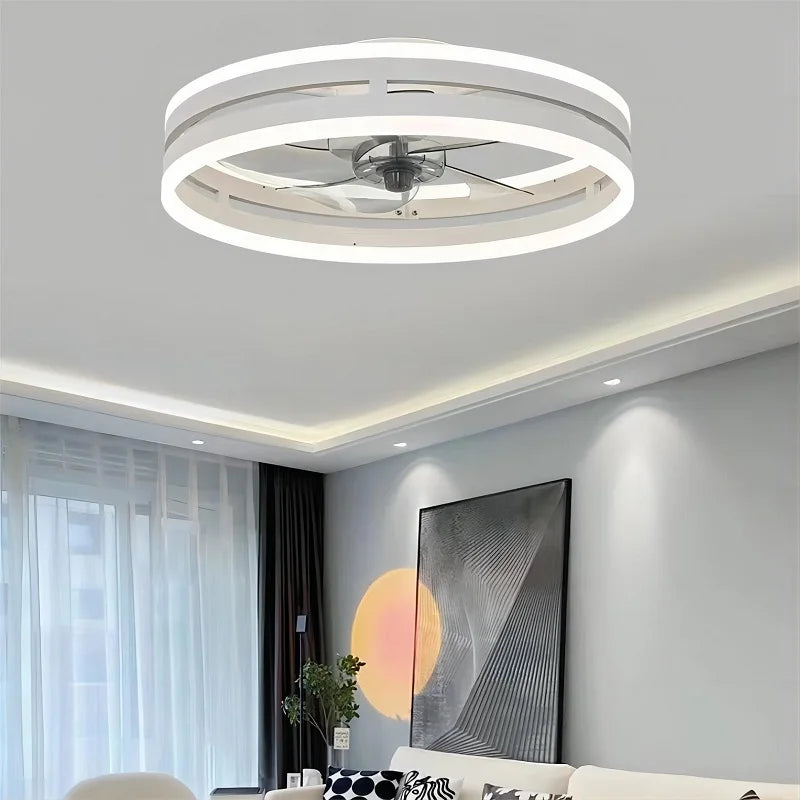 110V~265V APP and Remote Control Dual Intelligent Control DC 6 speed Regulation Frequency Conversion Ceiling Fan Light