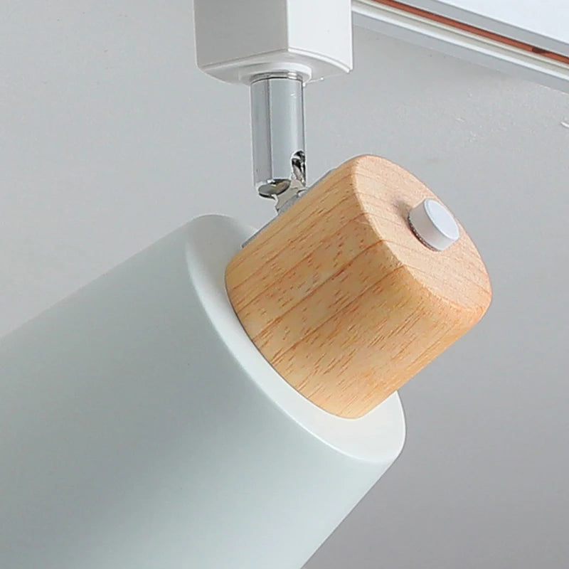 suspension led en bois pour table à manger nordique