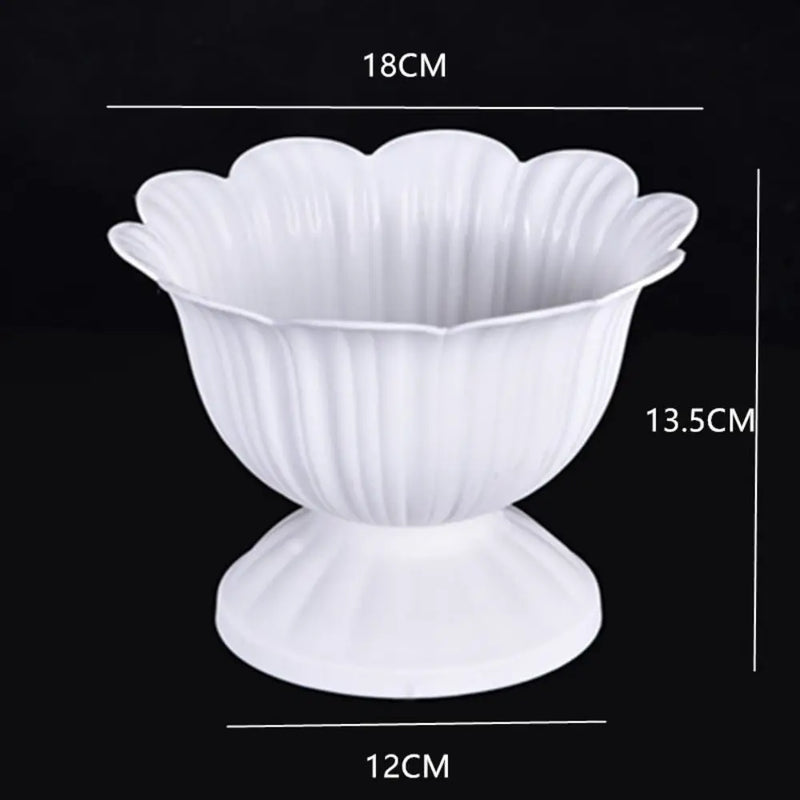 pot de fleurs romain en plastique style rétro romantique pour événements