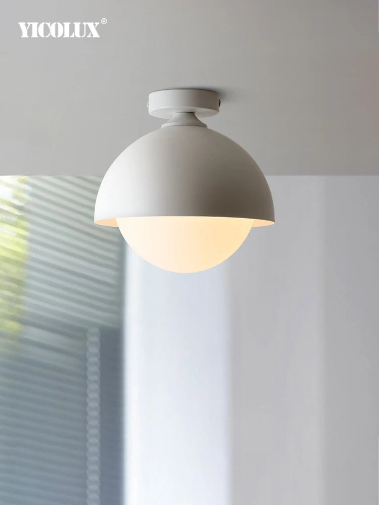 Plafonnier led rond pour allée galerie balcon entrée