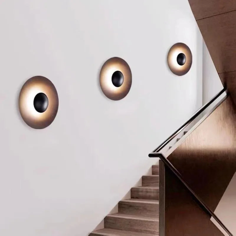 applique murale led circulaire design moderne luminaire décoratif