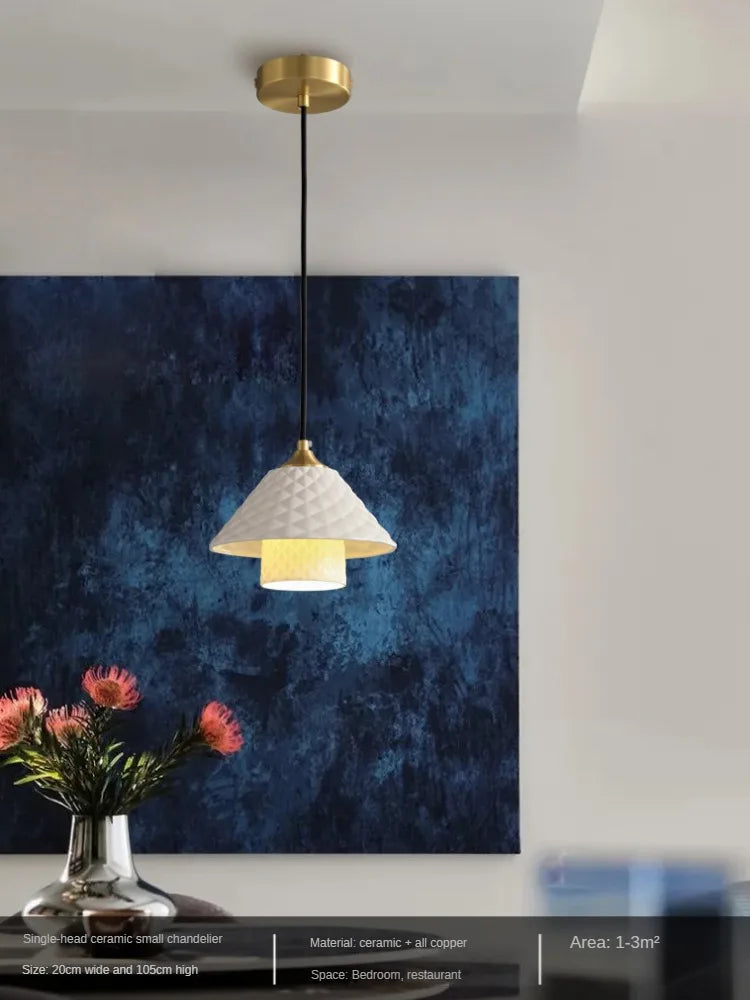 lampe de bureau en céramique et cuivre design moderne angle réglable